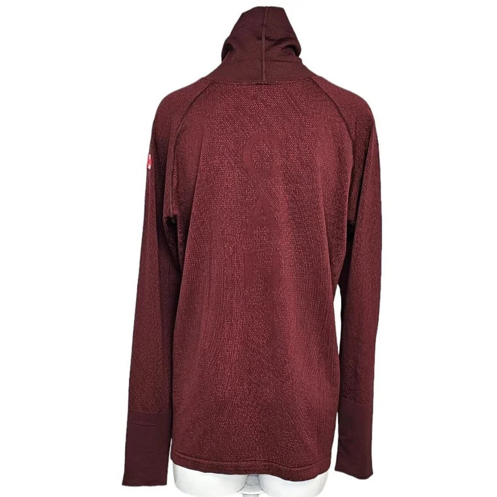Lululemon Women's Team Canada Swiftly Tech Turtleneck 2.0 Size 12 Rare - Picture 4 of 12